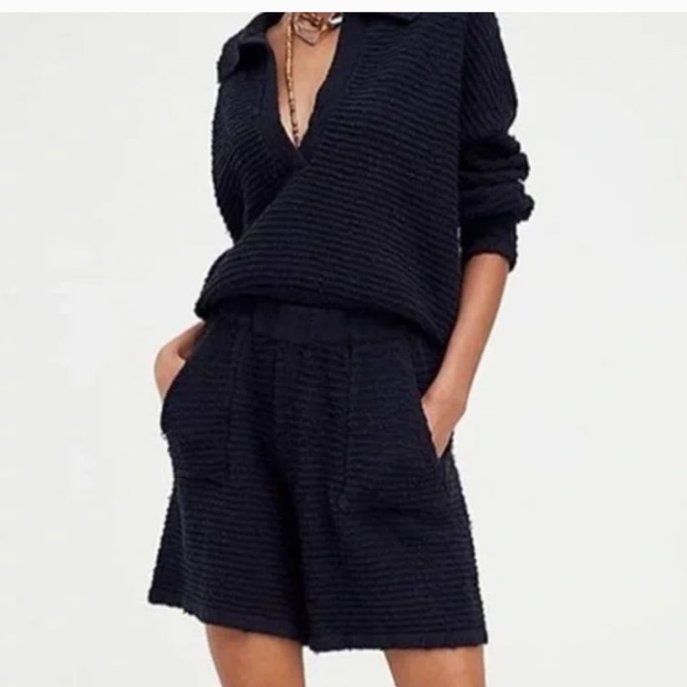 Free People Beach Carter Sweater Shorts